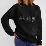 Beer and Bike Lover Father’s Day T-Shirt – Funny Cycling Sweatshirt for Men, Father’s Day Gift Hoodie