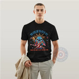 You Look Like Stitch July 4th Hoodie T-Shirt Sweatshirt - Girly USA Coquette Monster