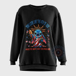 You Look Like Stitch July 4th Hoodie T-Shirt Sweatshirt - Girly USA Coquette Monster