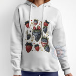 Patriotic Strawberry T-Shirt Hoodie Sweatshirt Celebrate Independence Day with This Fun 4th of July American Flag Fruit Design - Tee Beats