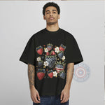 Patriotic Strawberry T-Shirt Hoodie Sweatshirt Celebrate Independence Day with This Fun 4th of July American Flag Fruit Design - Tee Beats
