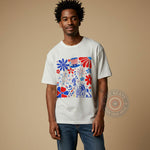 Boho Floral Independence Day T-shirt/Retro USA Sweatshirt/Patriotic Hoodie 