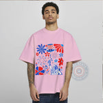 Boho Floral Independence Day T-shirt/Retro USA Sweatshirt/Patriotic Hoodie 