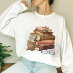 Mother's Day Style Gift - Cute & Cozy Book Graphic Hoodie/T-shirt/Sweatshirt for Mom