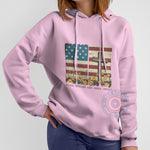 Stars Stripes & Jesus Christ - Christian Patriotic Independence Day T-shirt/Sweatshirt/Hoodie with Floral Flag