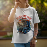 Colorful Skeleton Doing Dad Sh!t Funny Father's Day T-Shirt – Happy Father's Day Gift from Dad – Humorous Dad Sweatshirt/Hoodie