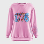 Coquette Floral 1776 Patriotic T-shirt/USA Plaid Sweatshirt/4th July Hoodie - a meaningful Independence Day gift
