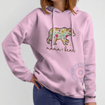 Colorful Floral Mama Bear T-shirt/Sweatshirt/Hoodie - Trendy Flower Loving Mom Outfit