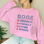 Independence Day Funny D.O.G.E. USA Beach T-Shirt Sweatshirt Hoodie