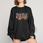 Father's Day T-Shirt/Sweatshirt Featuring Cute and Unique 'DADA' Image with Racing Car and Checkered Flag Theme - Special and Cute Hoodie Gift for Dad