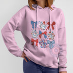 Patriotic Dog Paw Prints with USA Flags 4th of July T-shirt/Sweatshirt/Hoodie for Independence Day