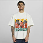 Father's Day Lacrosse Sweatshirt - Retro Lacrosse Sticks Gift for Dads - T-Shirt/Hoodie