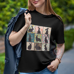 Elegant Floral Pattern Bunny T-shirt/Sweatshirt/Hoodie - Beautiful Easter Rabbit Outfit