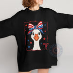 Funny Duck 4th of July Independence Day America T-Shirt Sweatshirt Hoodie