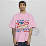 You Look Like The 4th of July Makes Me Want A Hot Dog Real Bad Funny Retro Style T-shirt/Sweatshirt/Hoodie for Independence Day