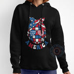 Cute Patriotic Disco Ball Independence Day T-Shirt Sweatshirt Hoodie 4th of July Retro Style Gift For Her