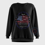 Patriotic USA Flag Land of the Free Because of the Brave T-Shirt Sweatshirt Hoodie