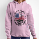 Patriotic USA Flag Land of the Free Because of the Brave T-Shirt Sweatshirt Hoodie