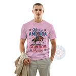 Independence Day Cowboy Make America Again Hoodie T-Shirt Sweatshirt Hoodie