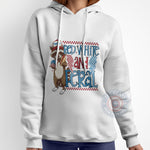 Merica Raccoon Independence Day T-shirt/Sweatshirt/Hoodie - Feral Animal & Lightning Bolts USA Flag Graphic.