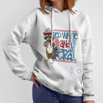 Merica Raccoon Independence Day T-shirt/Sweatshirt/Hoodie - Feral Animal & Lightning Bolts USA Flag Graphic.