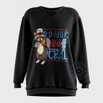 Merica Raccoon Independence Day T-shirt/Sweatshirt/Hoodie - Feral Animal & Lightning Bolts USA Flag Graphic.