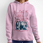 Empowering Women's Rights Hoodie Sweatshirt T-shirt Girls Will Be Girls Bows