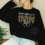 Mama Camo T-Shirt Sweatshirt Hoodie God Made Me A Coquette Bow Mothers Day Gift