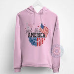 God Bless America Flag Sunflower Independence Day T-Shirt Sweatshirt Hoodie