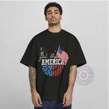 God Bless America Flag Sunflower Independence Day T-Shirt Sweatshirt Hoodie