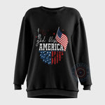 God Bless America Flag Sunflower Independence Day T-Shirt Sweatshirt Hoodie