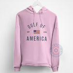 Minimalist Patriotic T-Shirt For Independence Day – Gulf of America Graphic Sweatshirt/Hoodie with Flag Print for July 4th