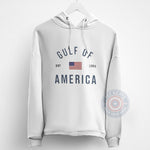 Minimalist Patriotic T-Shirt For Independence Day – Gulf of America Graphic Sweatshirt/Hoodie with Flag Print for July 4th