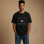 Minimalist Patriotic T-Shirt For Independence Day – Gulf of America Graphic Sweatshirt/Hoodie with Flag Print for July 4th