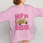Struggle Bus Bestie Crew T-shirt/Sweatshirt/Hoodie - Celebrate Friendship with this Funny Design - Unique Graphic Tee & Comfortable Best Friend Wear