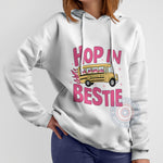 Struggle Bus Bestie Crew T-shirt/Sweatshirt/Hoodie - Celebrate Friendship with this Funny Design - Unique Graphic Tee & Comfortable Best Friend Wear