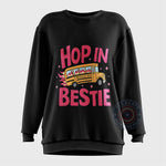 Struggle Bus Bestie Crew T-shirt/Sweatshirt/Hoodie - Celebrate Friendship with this Funny Design - Unique Graphic Tee & Comfortable Best Friend Wear