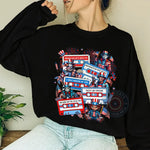 Horror 4th July Hoodie Sweatshirt T-shirt Patriotic Celebration