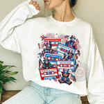 Horror 4th July Hoodie Sweatshirt T-shirt Patriotic Celebration
