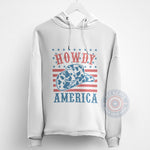 Cute Patriotic Cowboy Independence Day T-Shirt Sweatshirt Hoodie 4th of July Western Design Gift
