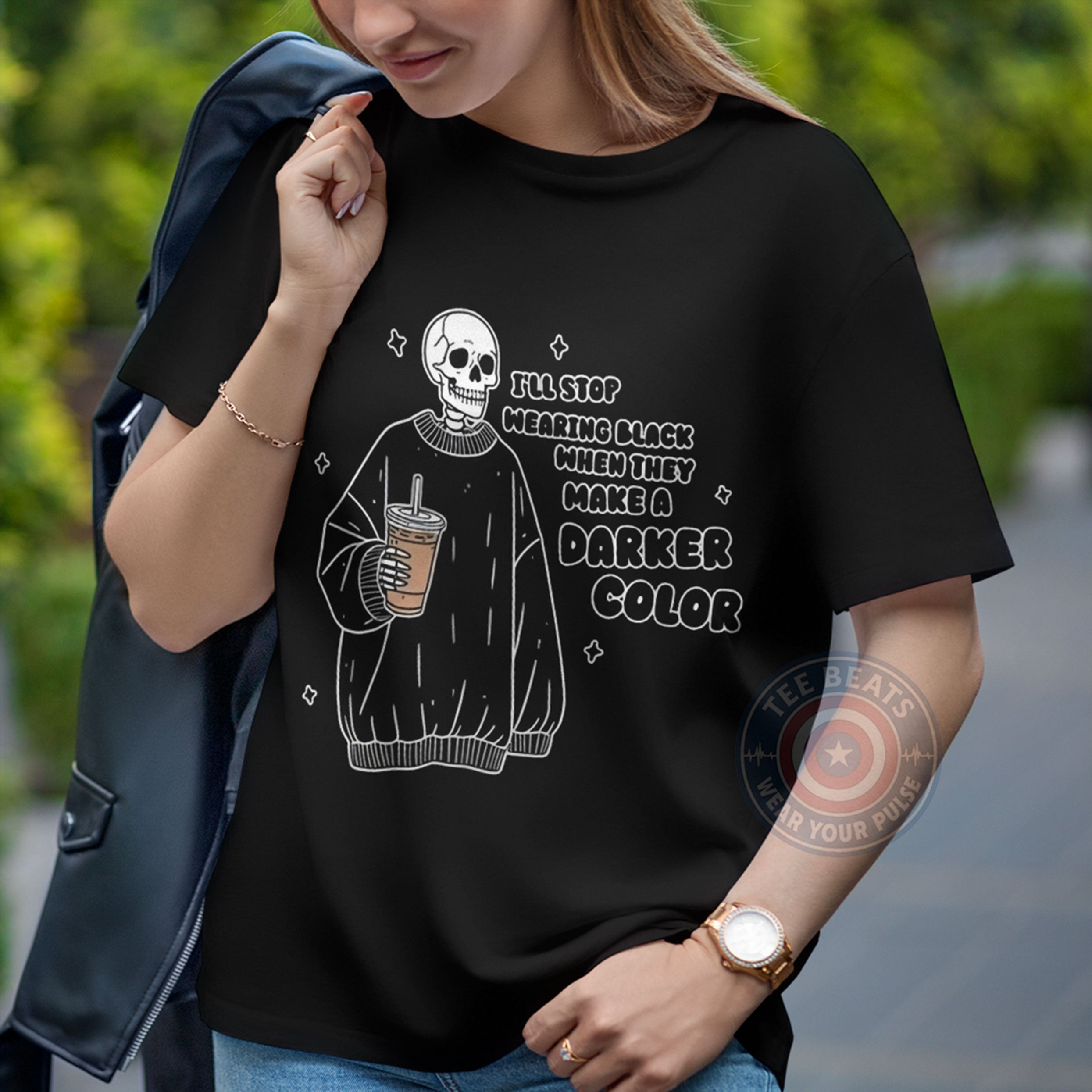 Mother's Day 'I’ll Stop Wearing Black'– Funny Gift for Trendy Moms, Bold & Stylish T-Shirt/Sweatshirt/Hoodie