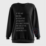 Father's Day Inspirational Quote T-Shirt for Dad – Father's Day Sweatshirt with Simple Minimalist Design – Meaningful Gift Idea for Dad