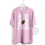 In My Football Mom Era T-shirt/Sweatshirt/Hoodie - Perfect Mother's Day Gift for Football Loving Moms with Ball Graphic
