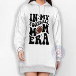In My Football Mom Era T-shirt/Sweatshirt/Hoodie - Perfect Mother's Day Gift for Football Loving Moms with Ball Graphic