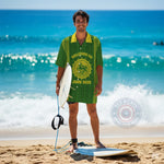 John Deere Green Yellow Farm Themed Aloha Shirt - Outdoor Enthusiast Button-Up Unisex Hawaii Shirt - 3D All Over Print