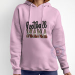 Football Nana Leopard Print T-shirt/Sweatshirt/Hoodie - Stylish Grandma's Day Gift for Football Loving Grandmas