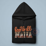 Football Nana Leopard Print T-shirt/Sweatshirt/Hoodie - Stylish Grandma's Day Gift for Football Loving Grandmas