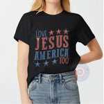 Freedom in Christ T-Shirt Hoodie Sweatshirt - 4th of July T-Shirt
