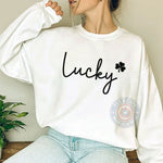 St. Patrick's Day Shamrock T-Shirt/Sweatshirt/Hoodie - Mother's Day Flower Design, Unique and Versatile Gift, Perfect for Any Occasion