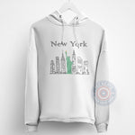 New York Skyline T-shirt - Retro Father's Day Vintage NY Cityscape Design